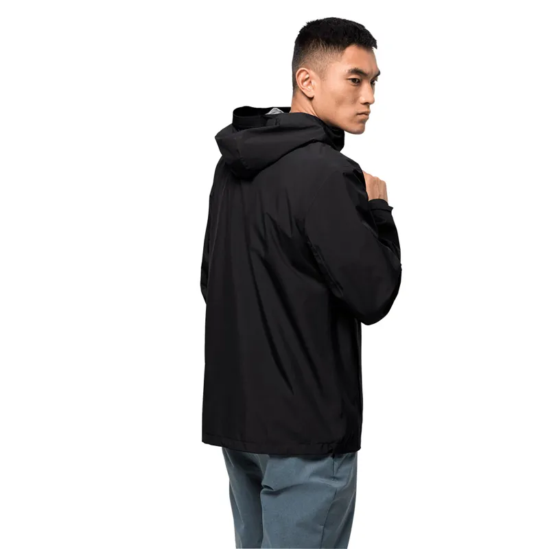 Jack Wolfskin Mens JWP Shell Jacket - Black-2