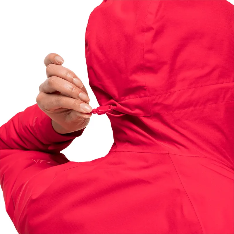 Jack Wolfskin Womens Argon Storm Jacket - Clear Red-3