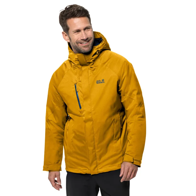 Jack Wolfskin Mens Troposphere Jacket - Golden Yellow-1