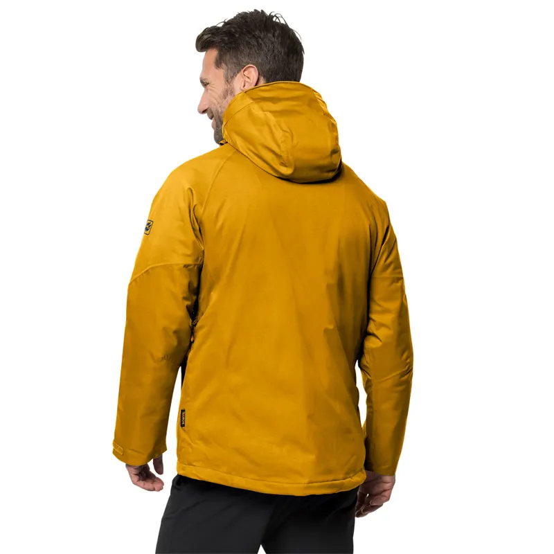 Jack Wolfskin Mens Troposphere Jacket - Golden Yellow-2