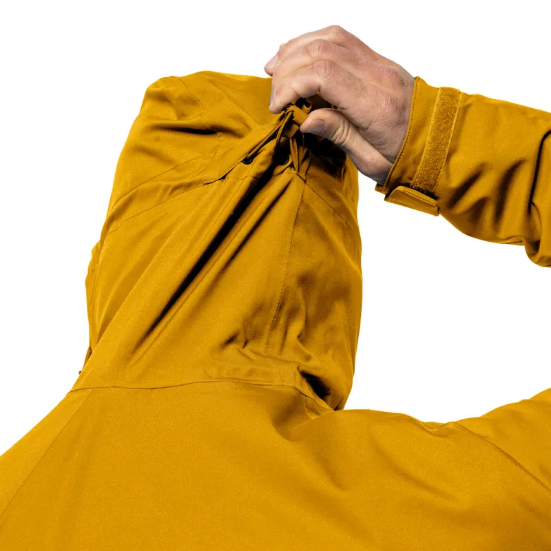 Jack Wolfskin Mens Troposphere Jacket - Golden Yellow-3