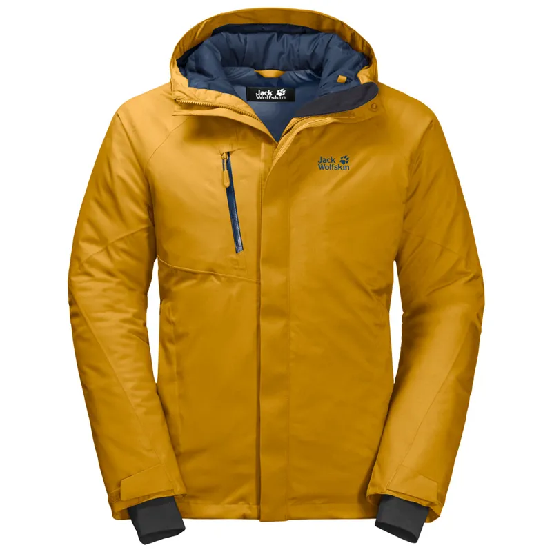 Jack Wolfskin Mens Troposphere Jacket - Golden Yellow