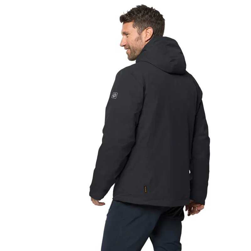 Jack Wolfskin Mens Argon Storm Jacket - Black-2
