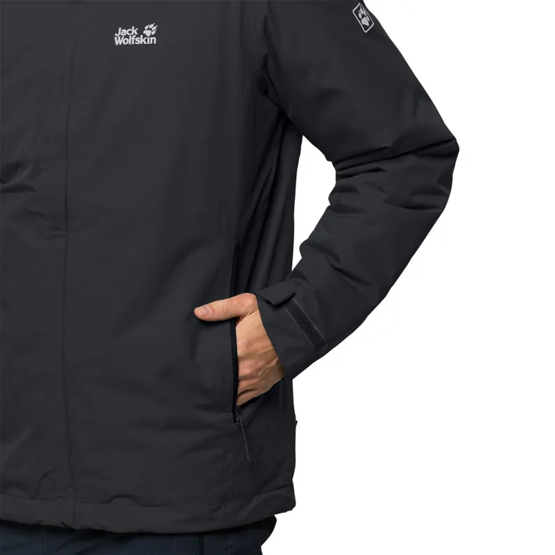 Jack Wolfskin Mens Argon Storm Jacket - Black-4
