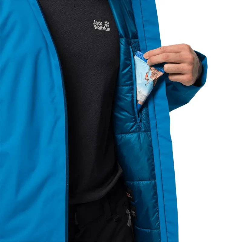 Jack Wolfskin Mens Argon Storm Jacket - Blue Pacific-3