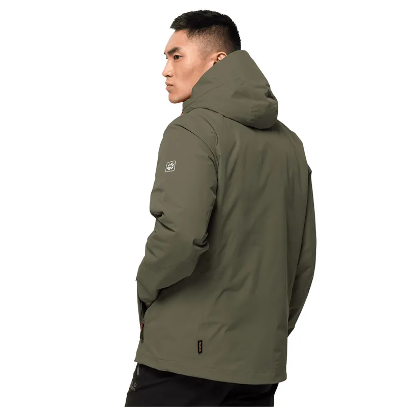 Jack Wolfskin Mens Argon Storm Jacket - Granite-2
