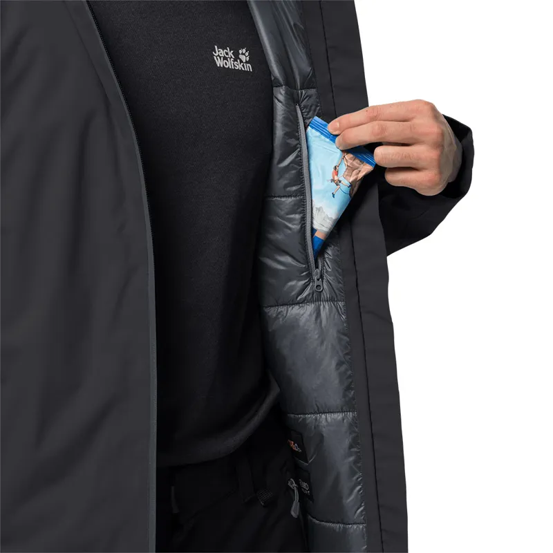 Jack Wolfskin Mens Argon Storm Jacket - Black-1