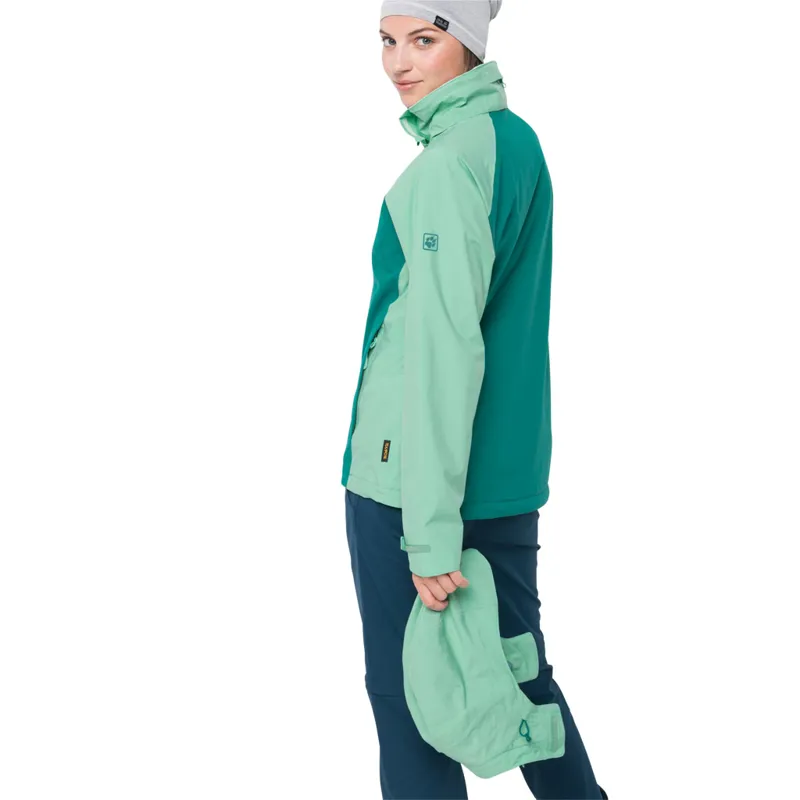 Jack Wolfskin Womens Mount Emin Jacket - Emerald Green-4