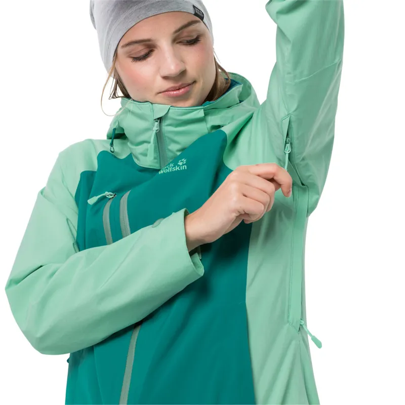 Jack Wolfskin Womens Mount Emin Jacket - Emerald Green-5