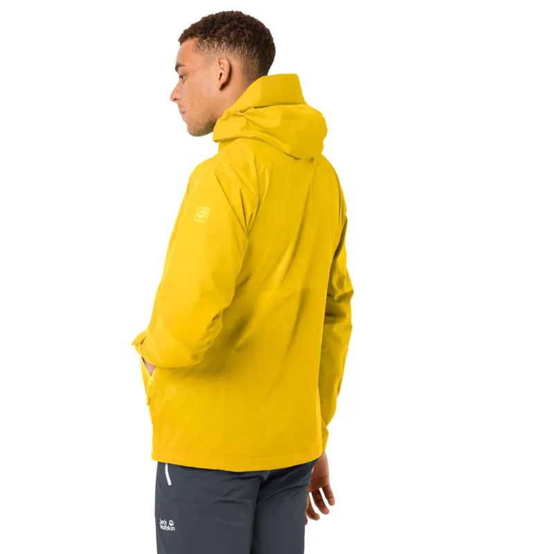 Jack Wolfskin Mens Eagle Peak Jacket - Dark Sulphur-2