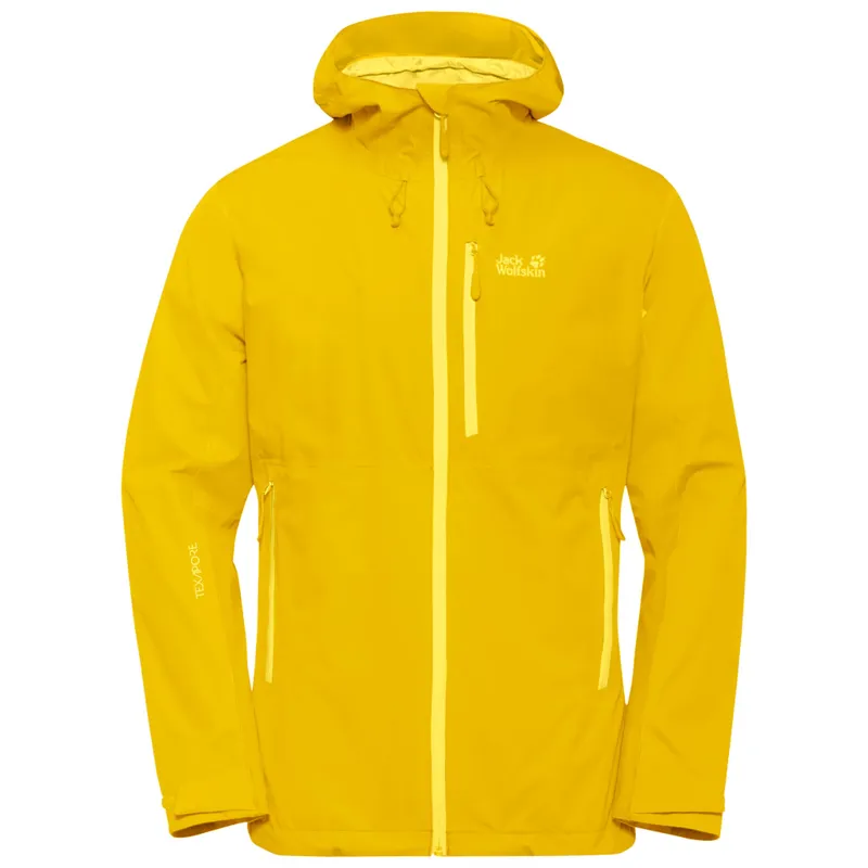 Jack Wolfskin Mens Eagle Peak Jacket - Dark Sulphur
