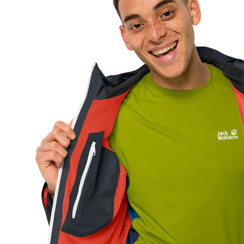 Jack Wolfskin Mens Eagle Peak Jacket - Ebony-3