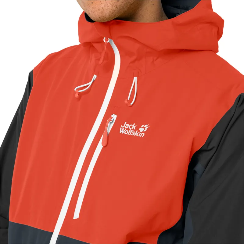 Jack Wolfskin Mens Eagle Peak Jacket - Ebony-5