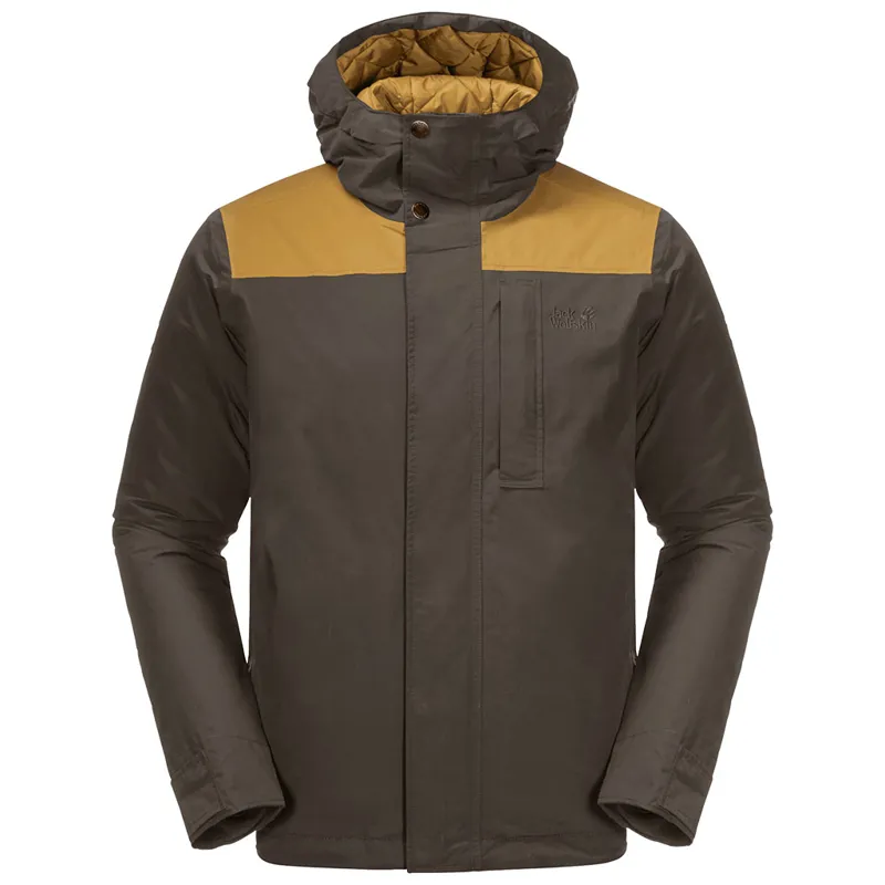 Jack Wolfskin Mens Oakwood Jacket - Brownstone