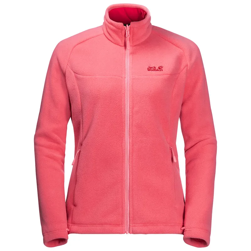 Jack Wolfskin Womens Mount Isa 3-in-1 Jacket -Clear Red-2