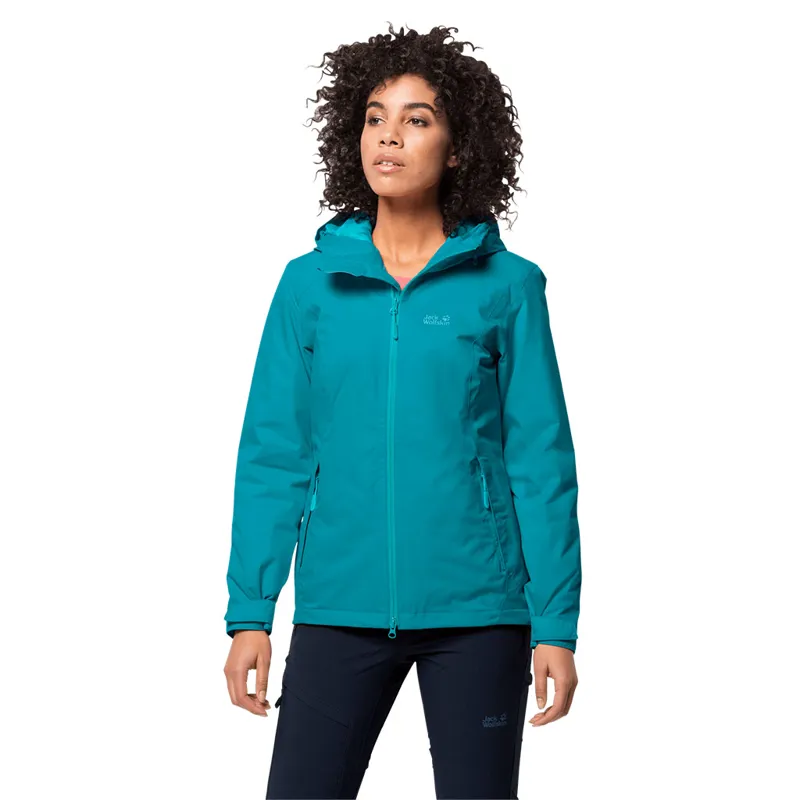 Jack Wolfskin Womens Frosty Morning Jacket - Dark Cyan-1