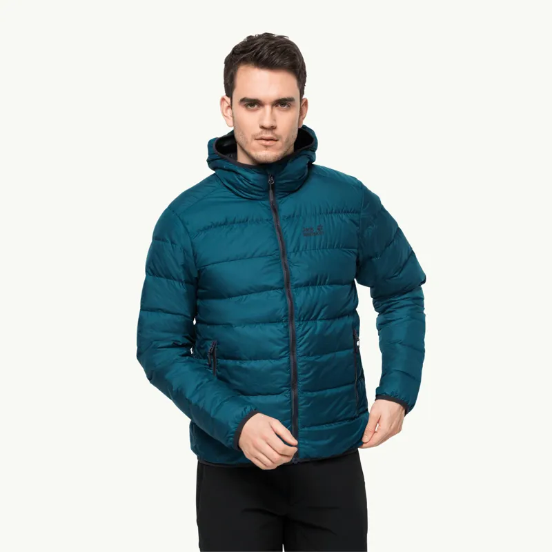 Jack Wolfskin Men's Helium Down Jacket - Blue Coral-1