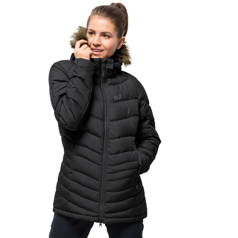 Jack Wolfskin Womens Selenium Bay Down Jacket - Black-1