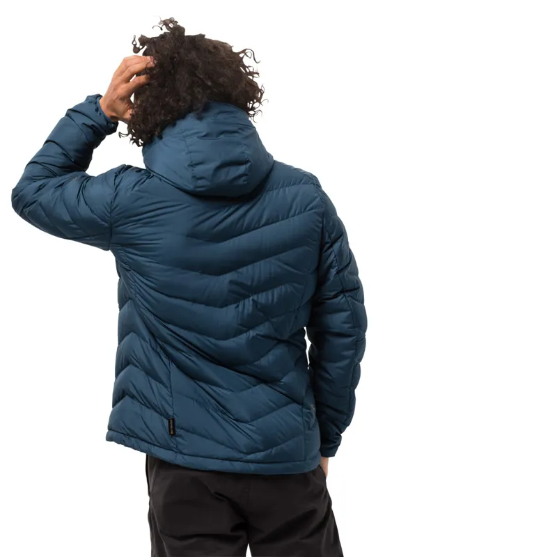 Jack Wolfskin Mens Fairmont Down Jacket - Poseidon Blue-2