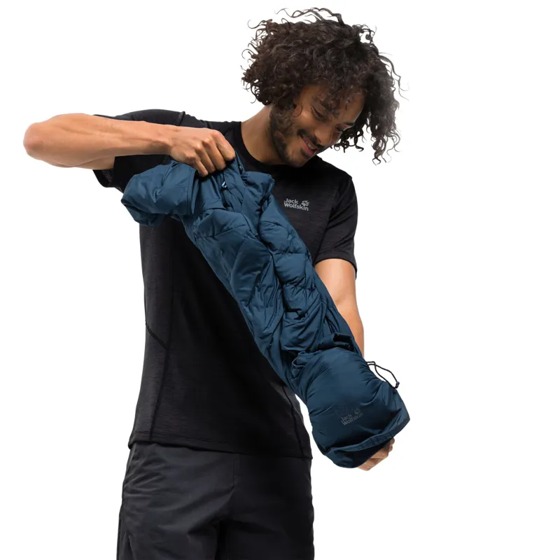 Jack Wolfskin Mens Fairmont Down Jacket - Poseidon Blue-3