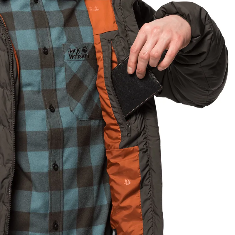 Jack Wolfskin Mens Fairmont Jacket - Brownstone-4