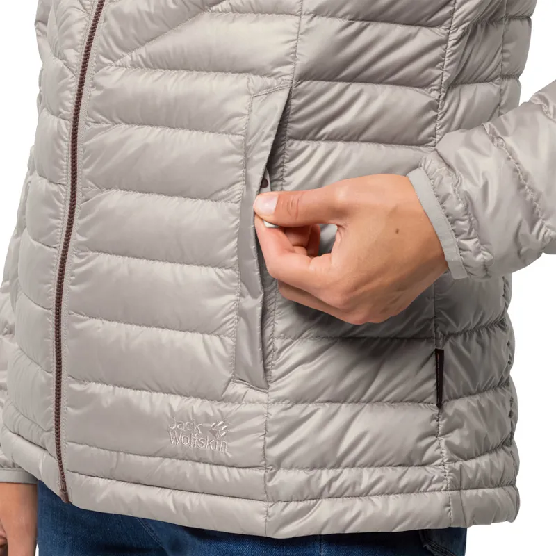 Jack Wolfskin Womens Vista Down Jacket - Dusty Grey-4