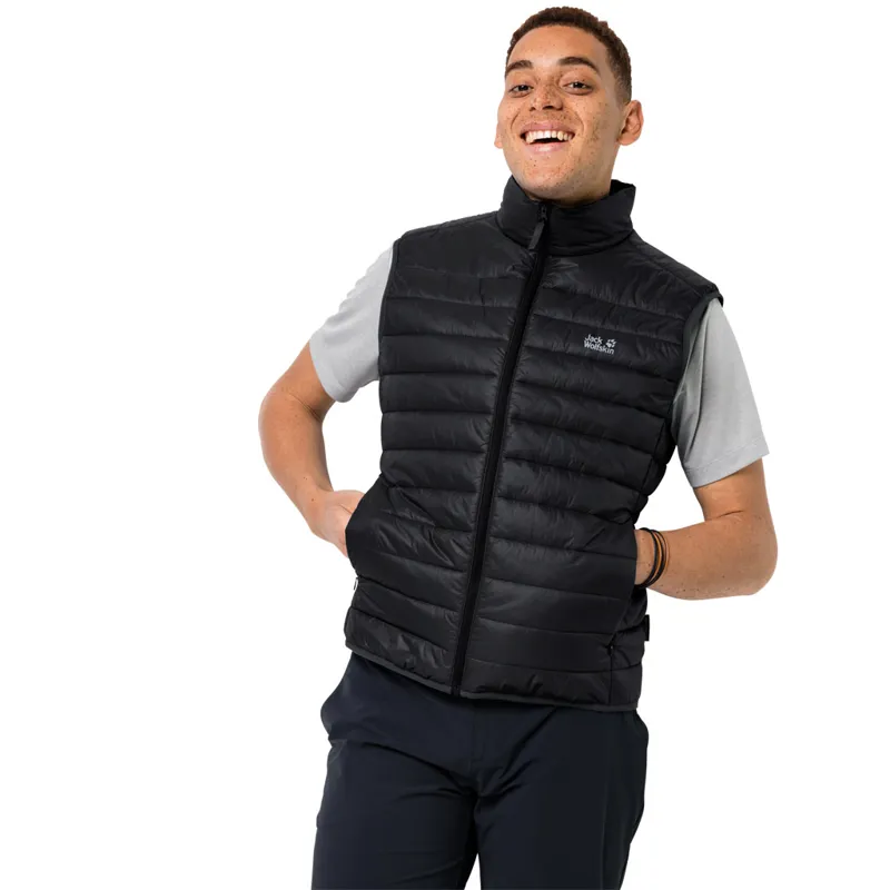 Jack Wolfskin Mens JWP Vest - Black-1