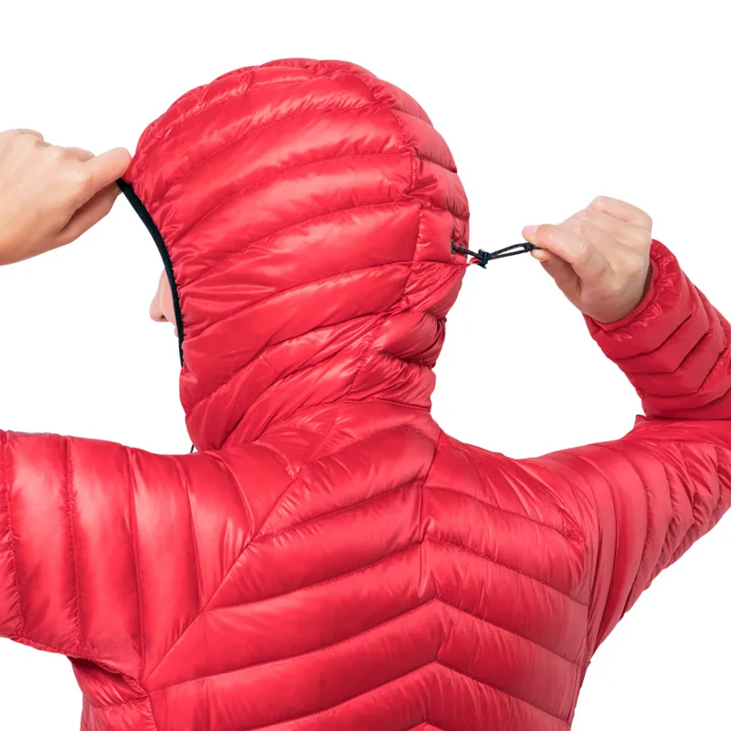 Jack Wolfskin Womens Mountain Down Jacket - Tulip Red-4