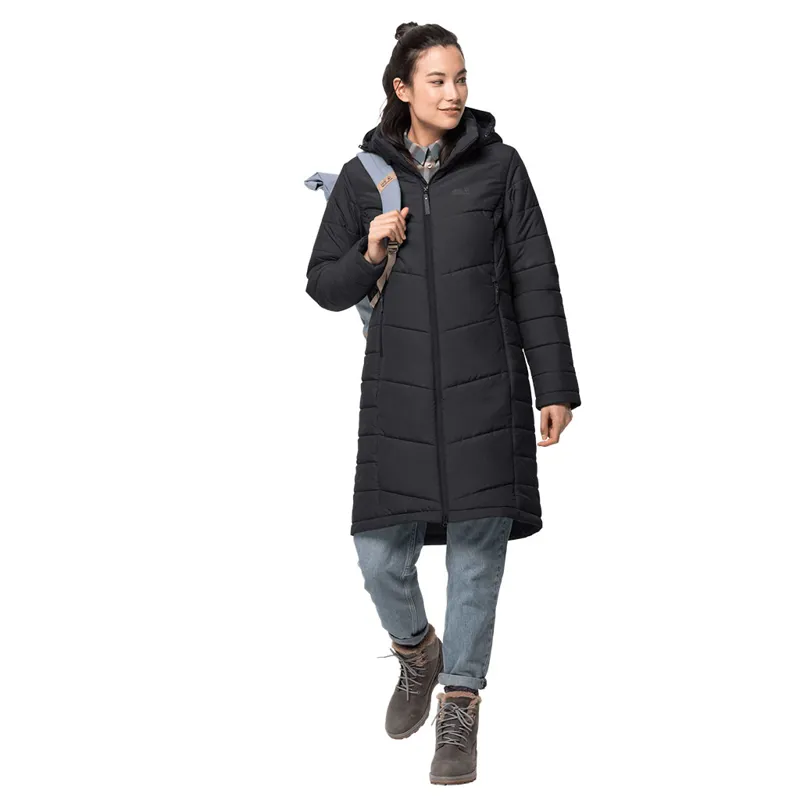 Jack Wolfskin Women's North York Coat - Black-2