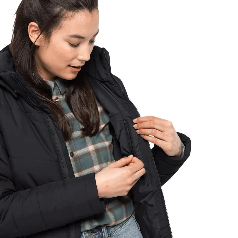 Jack Wolfskin Women's North York Coat - Black-1