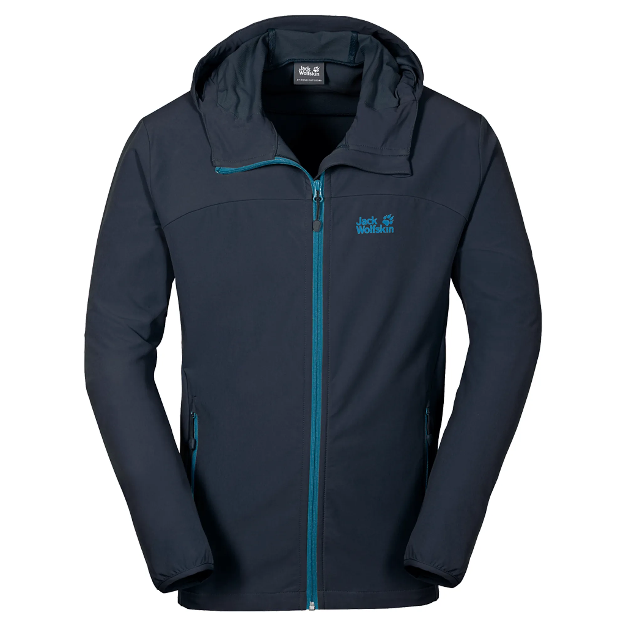 Jack Wolfskin Mens Turbulence Jacket Night Blue