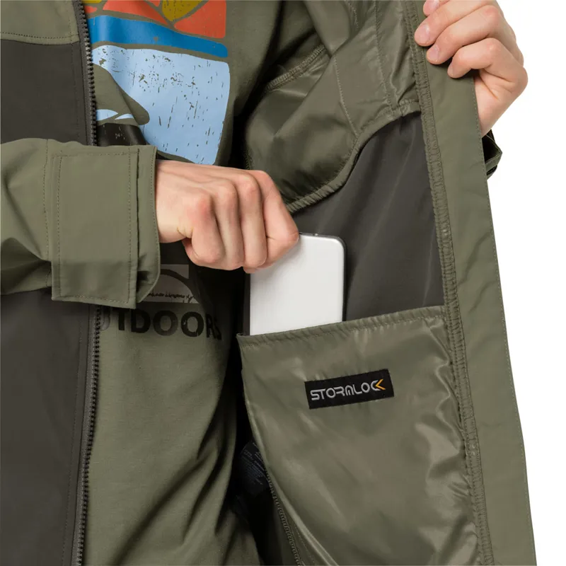 Jack Wolfskin Mens Desert Wind Jacket - Dark Moss-3