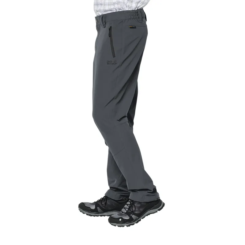 Jack Wolfskin Mens Activate XT Softshell Pants Dark Iron