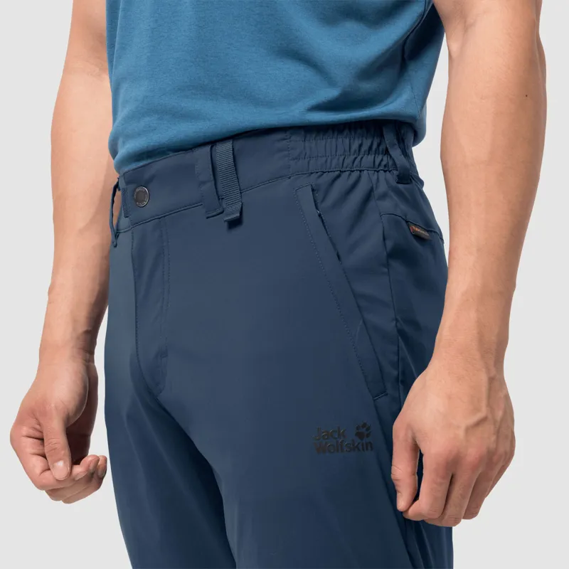 Jack Wolfskin Men s Activate Light Softshell Pants Thunder Blue