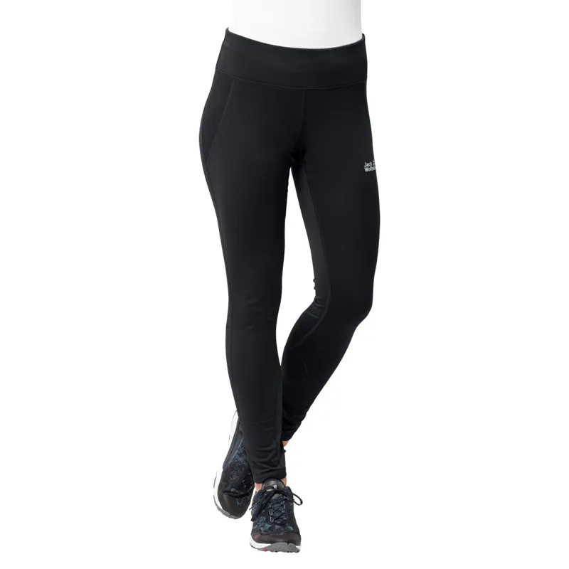 Jack Wolfskin Womens Gravity Winter Tights - Black-1