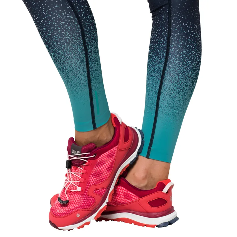 Jack Wolfskin Womens Starry Night Leggings - Midnight Blue All Over-3