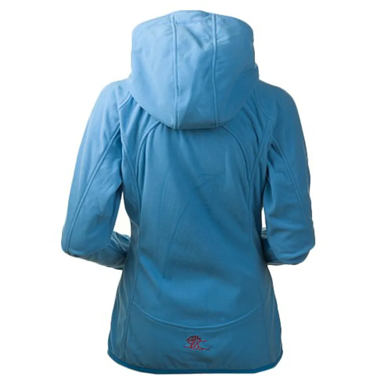 Bergans Womens Sandoya Jacket - Bright Sea Blue/ Hot Red-1
