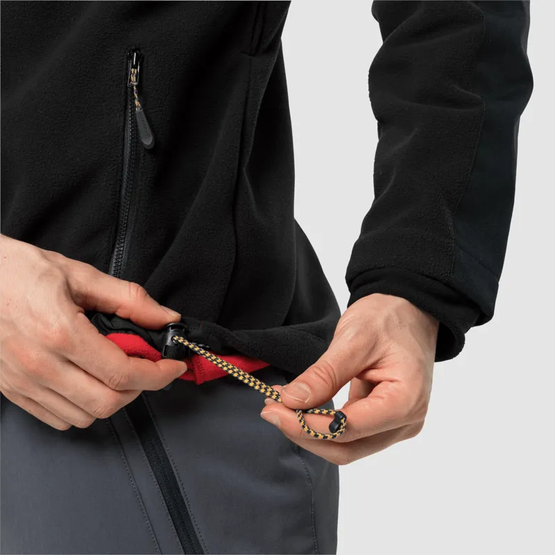 Jack Wolfskin Men's Blizzard Polartec Windbloc Jacket - Black-6