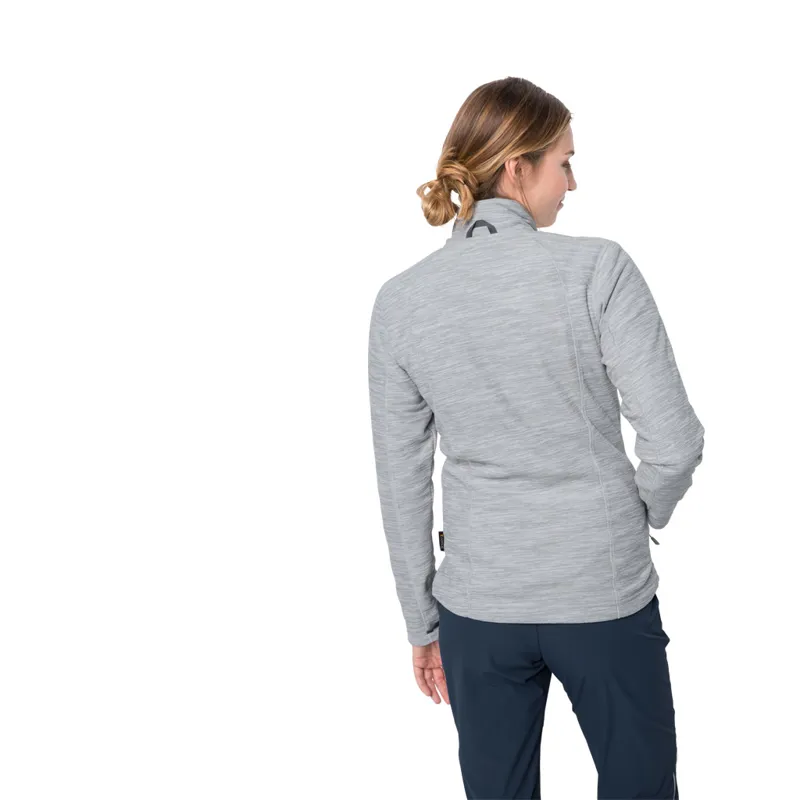 Jack Wolfskin Womens Sky Track Jacket - Slate Grey-3