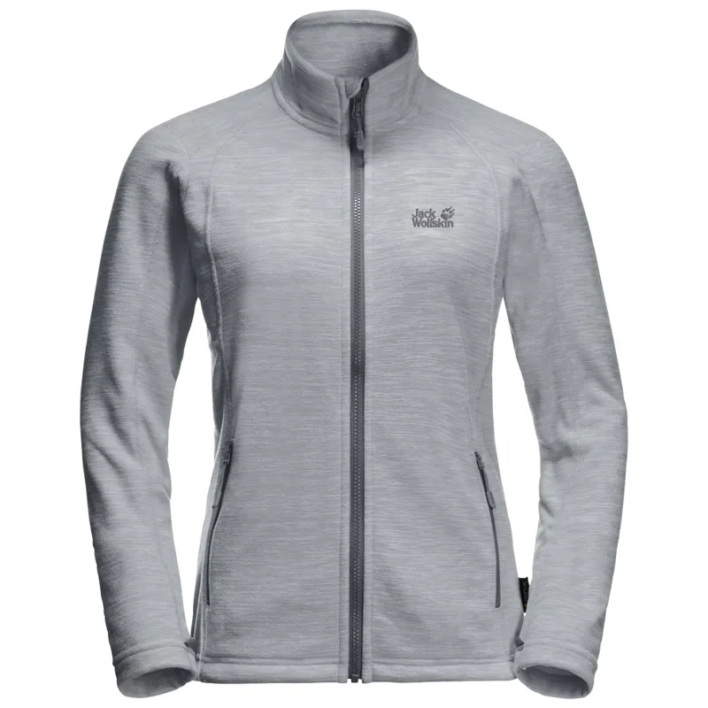 Jack Wolfskin Womens Sky Track Jacket - Slate Grey