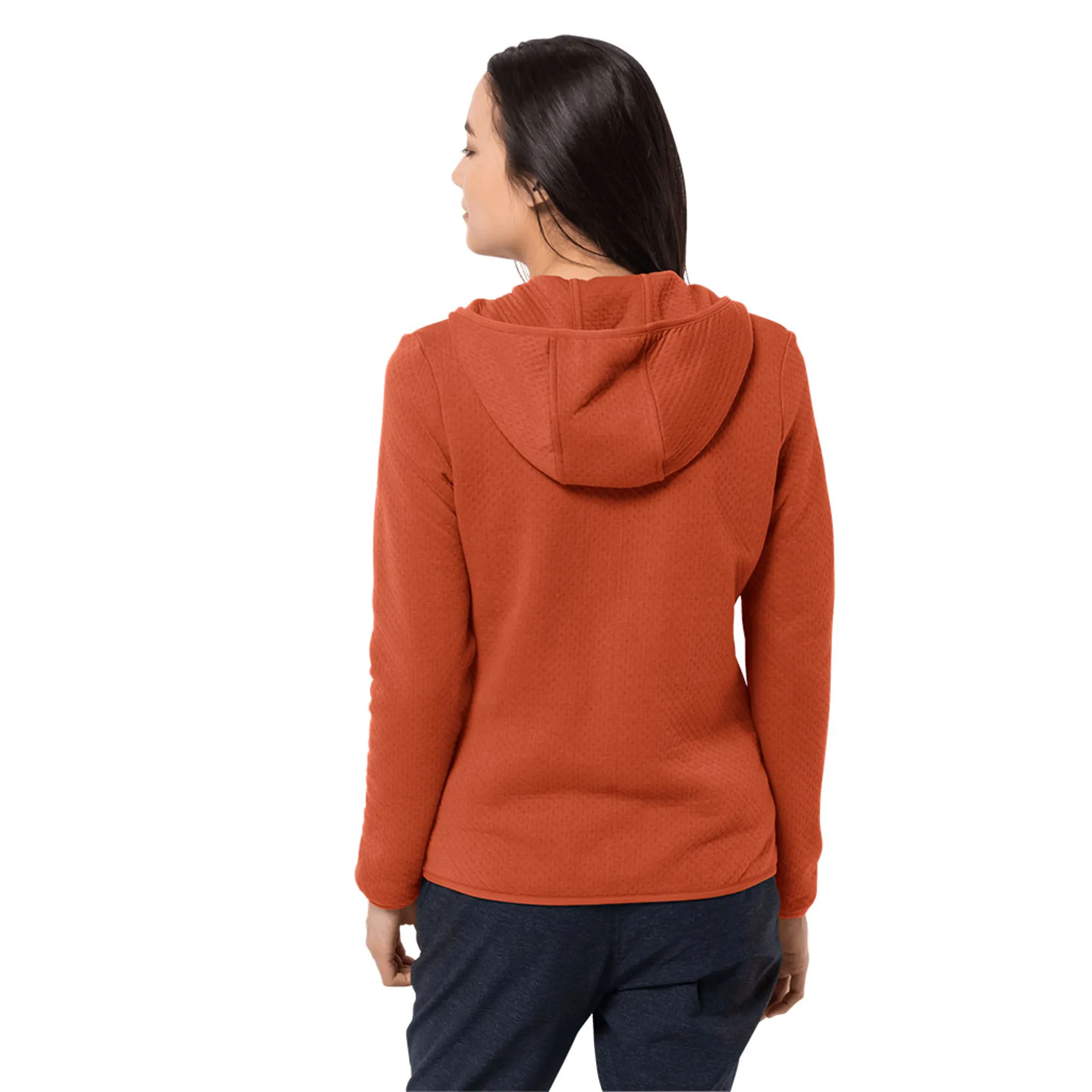 Jack Wolfskin Womens Natori Hooded Jacket Saffron Orange