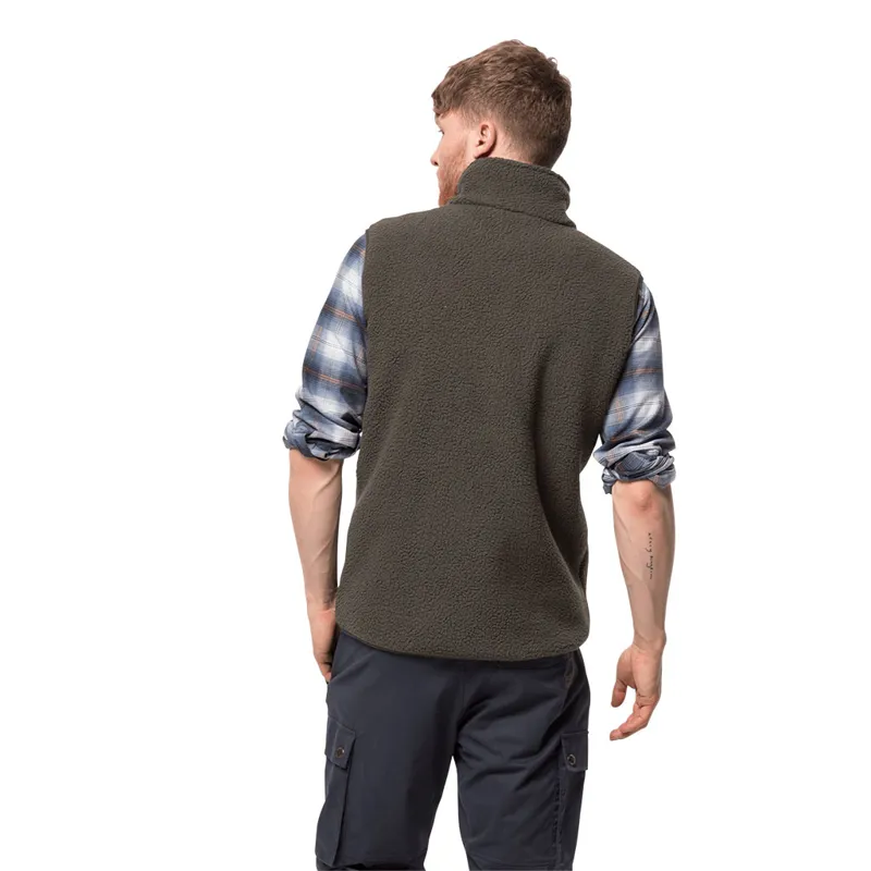 Jack Wolfskin Mens Kingsway Vest - Brownstone-2