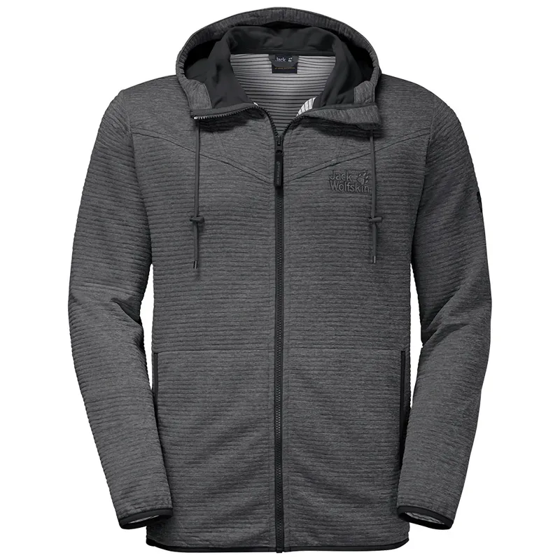 Jack Wolfskin Mens Tongari Hooded Jacket - Phantom