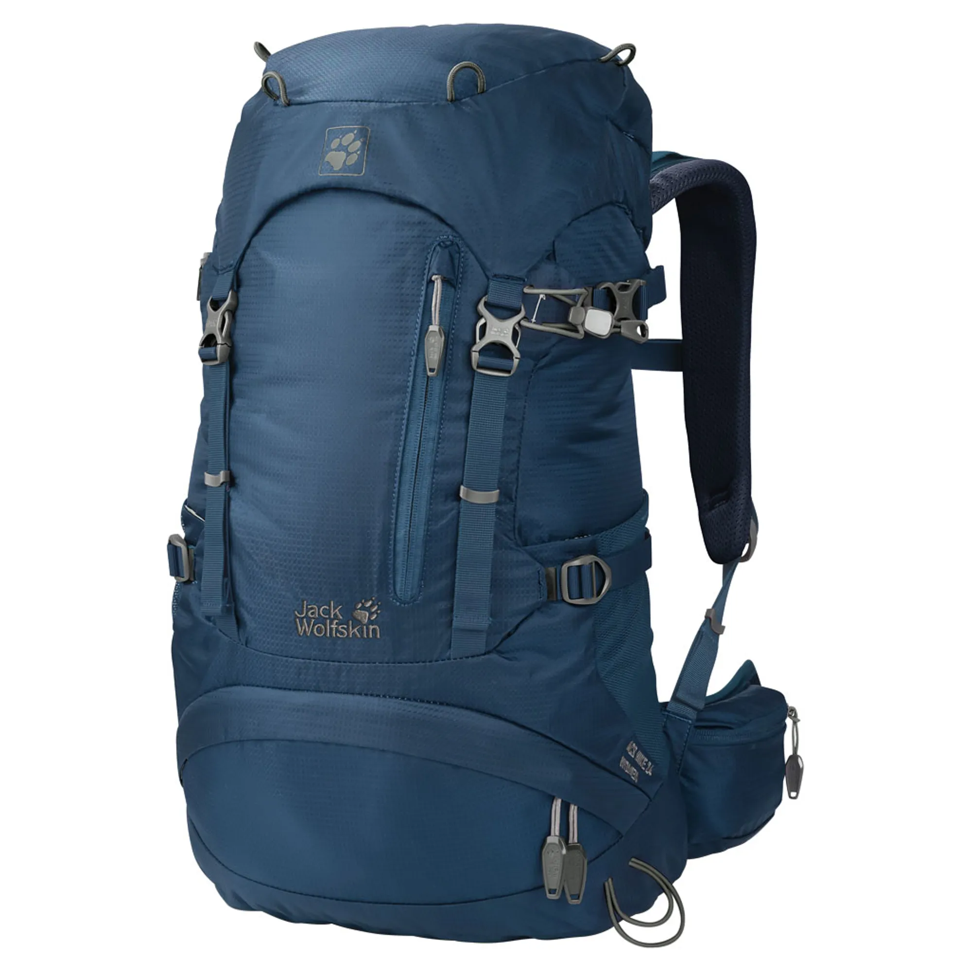 Sportswear Jack Wolfskin Wave Hill Down Parka Hooded Coat Jack