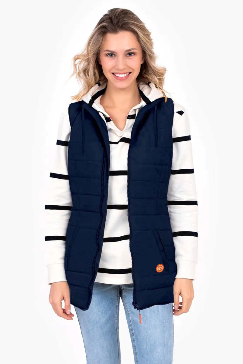 Brakeburn Women's Contralic Gilet - Navy