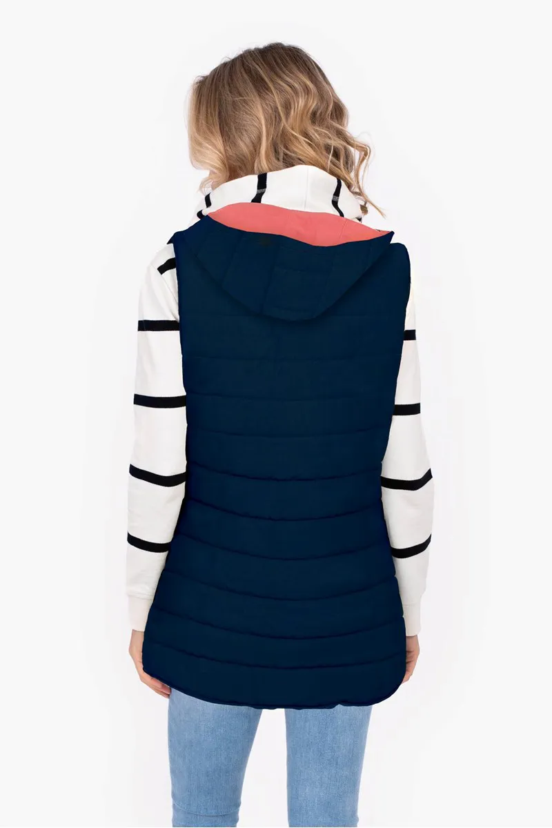 Brakeburn Women's Contralic Gilet - Navy-1