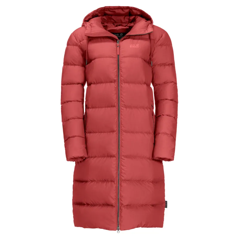 Coat Women\'s Jack Crystal Wolfskin Coral - Red Palace