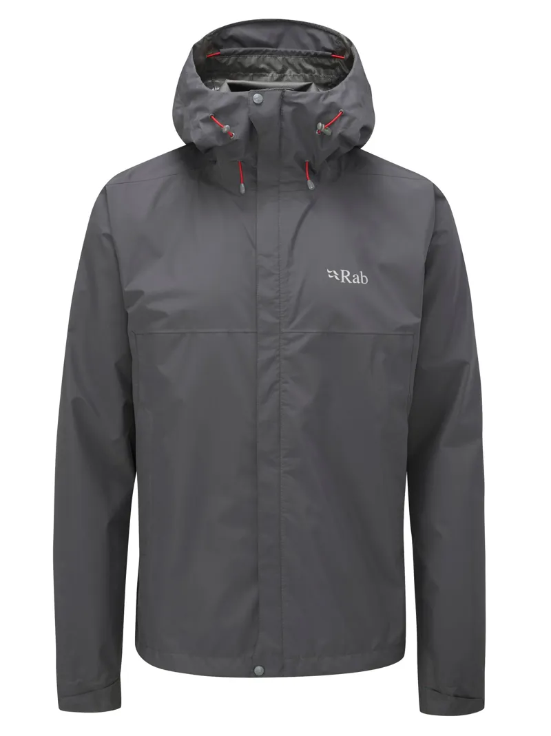 Rab Men s Downpour Eco Waterproof Jacket Graphene
