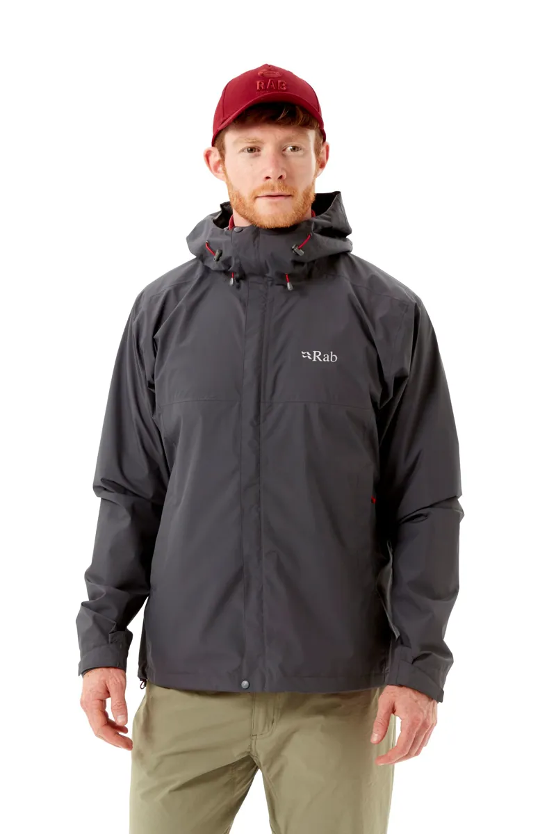 Rab Men s Downpour Eco Waterproof Jacket Graphene