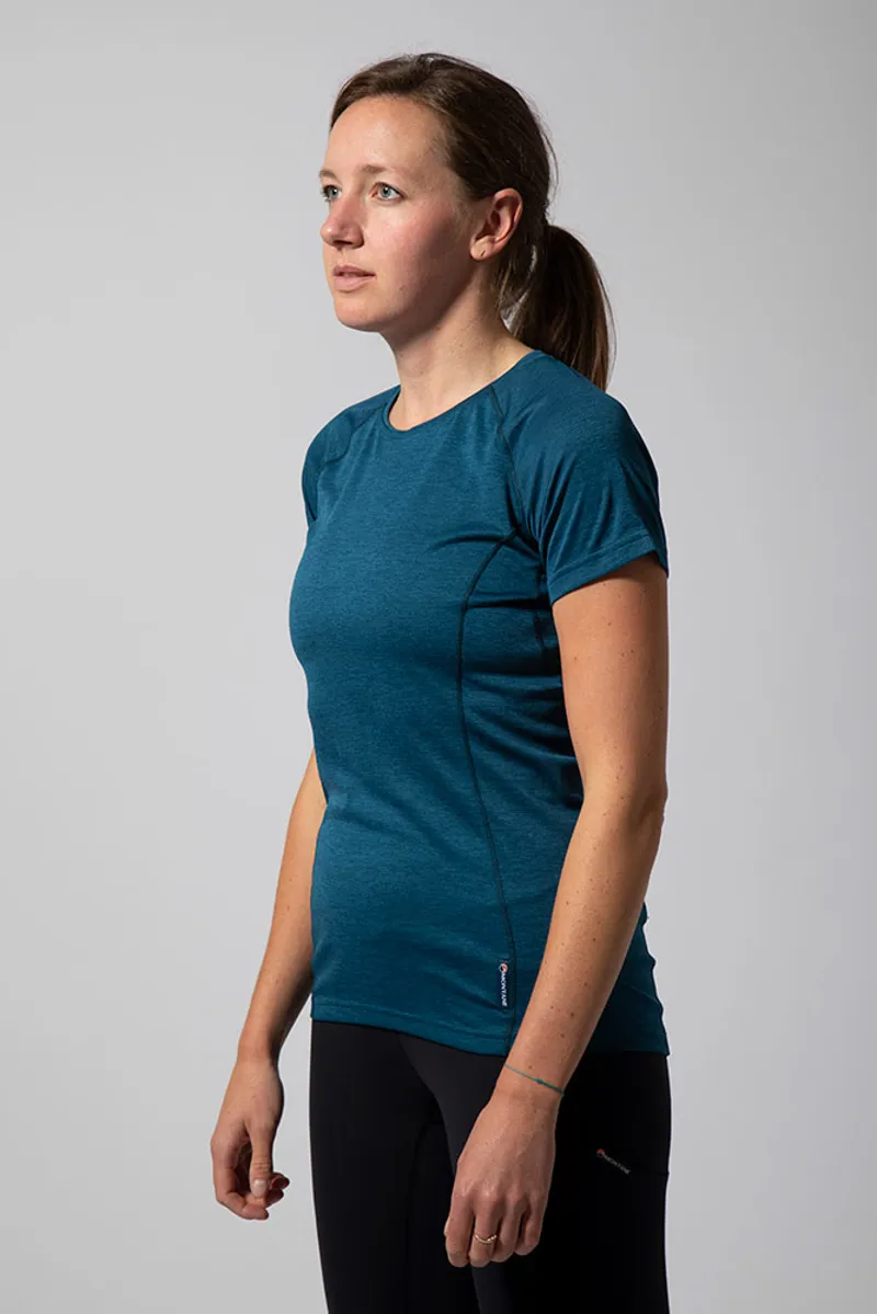 Montane Womens Dart T-Shirt - Narwhal Blue-1